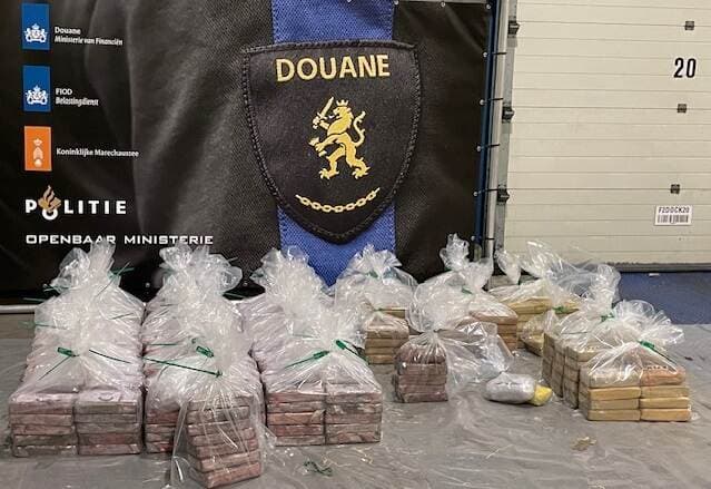 Dutch Customs Seize 24.5 Tonnes of Cocaine in 2025, Cannabis Seizures Quadruple