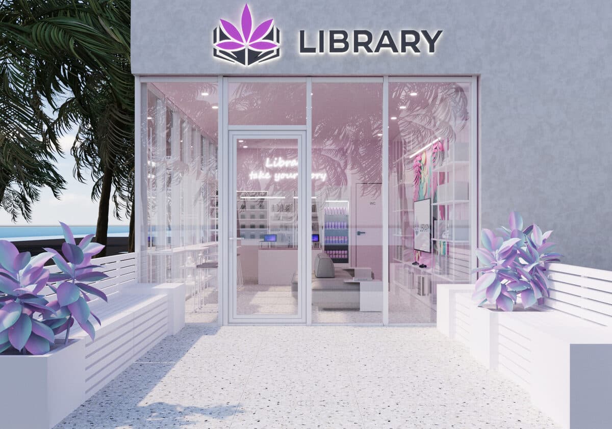 Library — фасад магазина