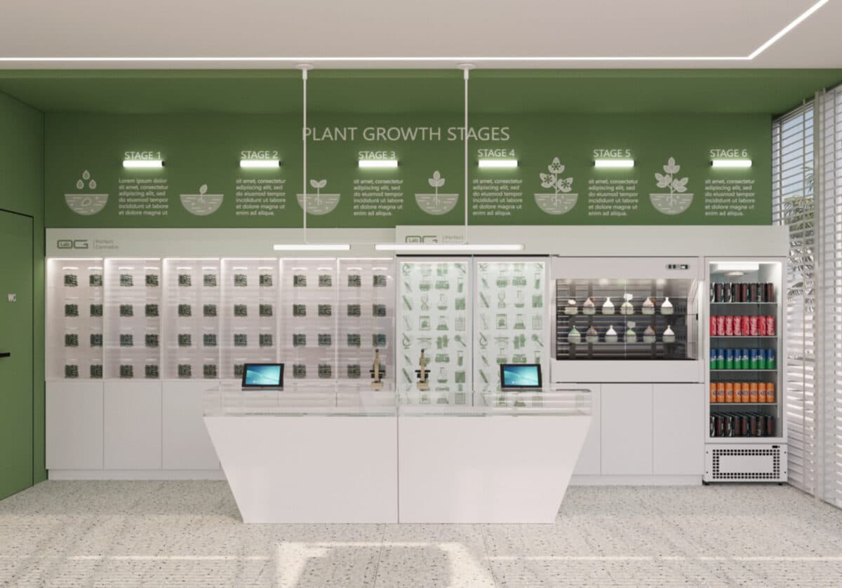 OG Lab — витрины и зона продаж