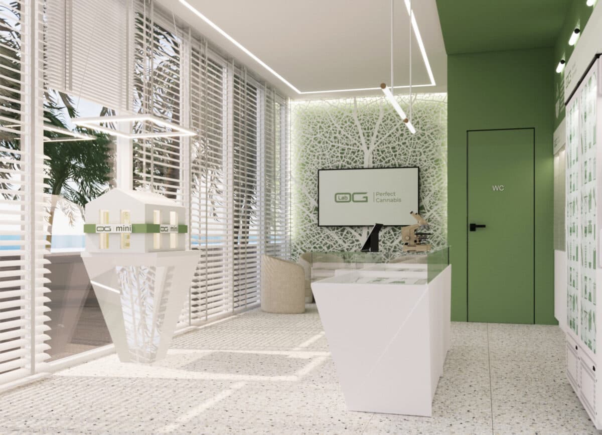 OG Lab — интерьер, вид сбоку