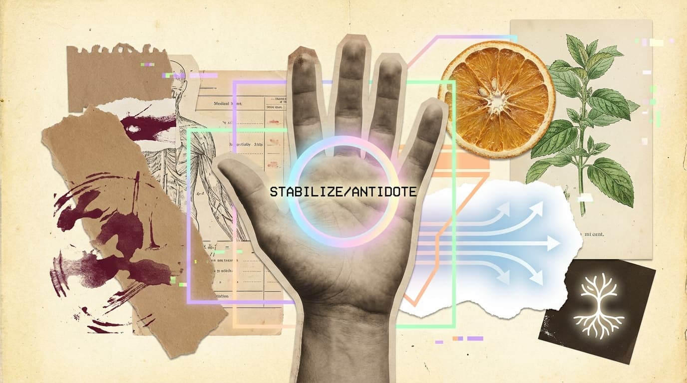 Antidotes and support during a distressing cannabis experience