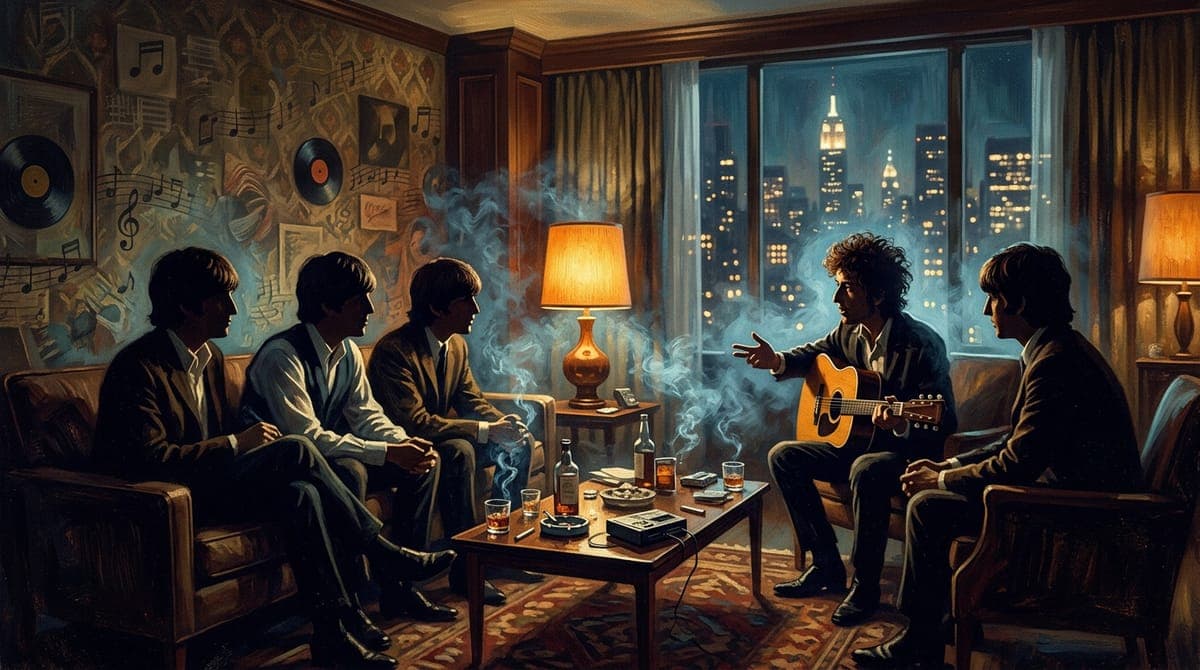 La noche que cambió la música: Beatles, Dylan y una habitación de hotel en el Delmonico
