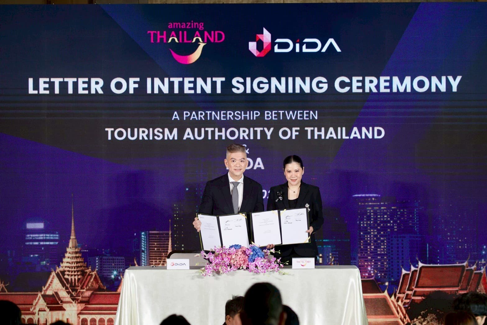 TAT and Dida Holdings Launch Digital Initiative to Boost Chinese Tourism to Thailand