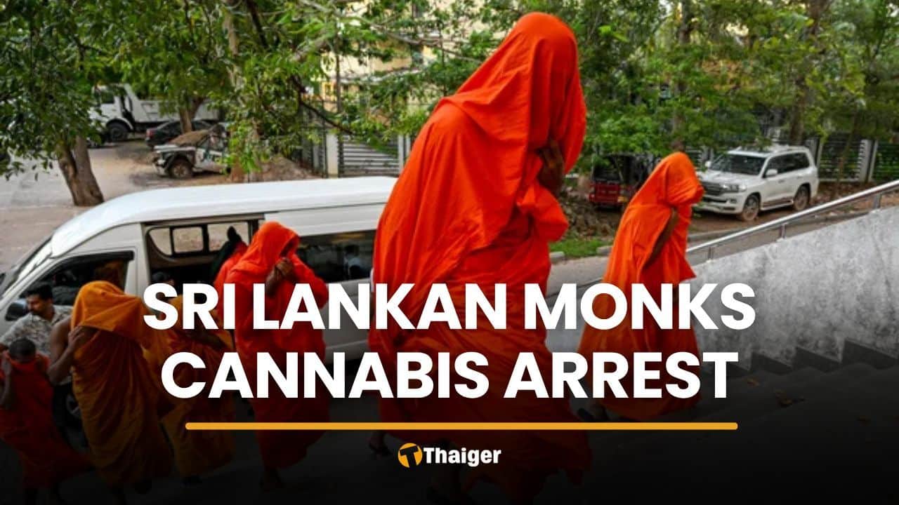 Monaci dello Sri Lanka Arrestati a Colombo per Traffico di Cannabis dopo Viaggio in Thailandia