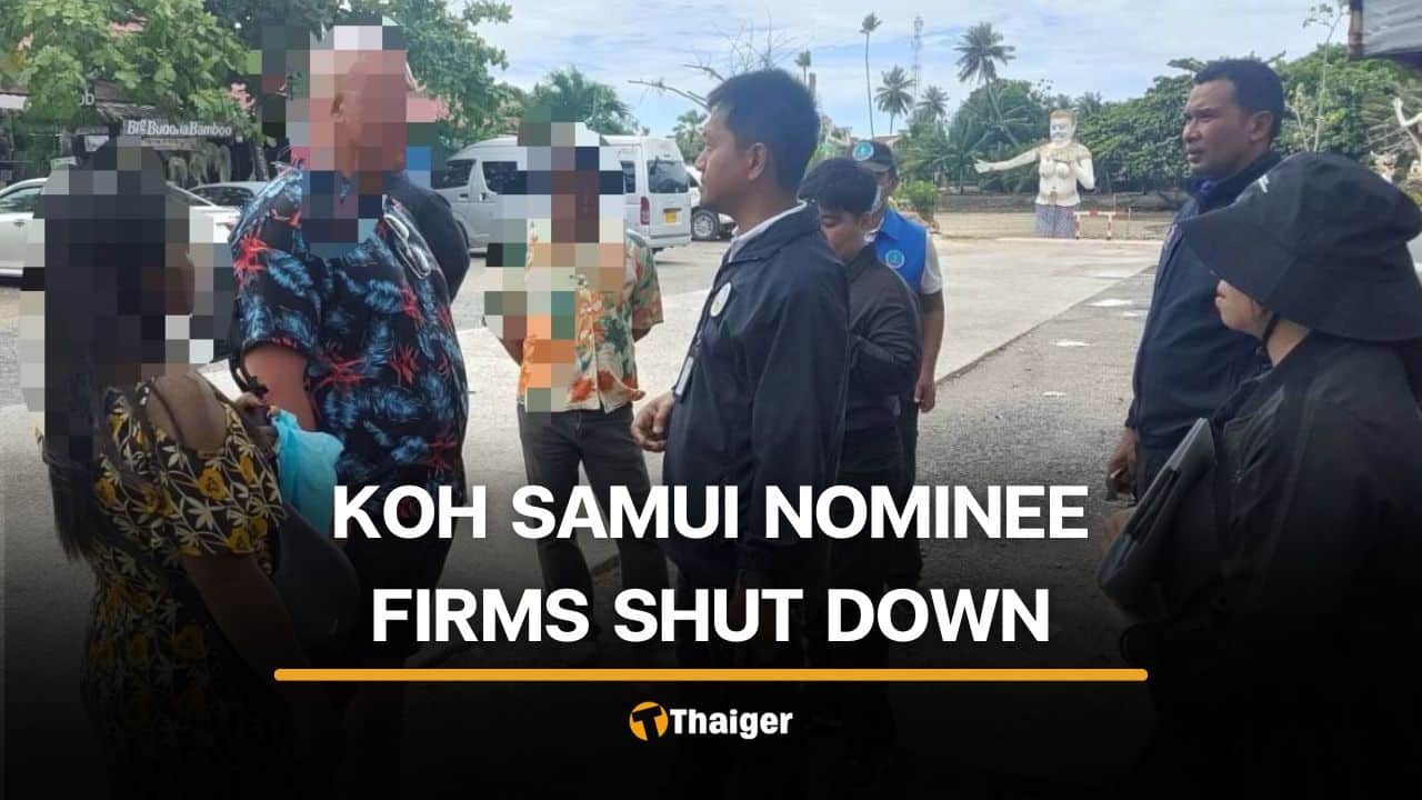 Koh Samui Shuts Down Four Travel Agencies for Nominee Violations