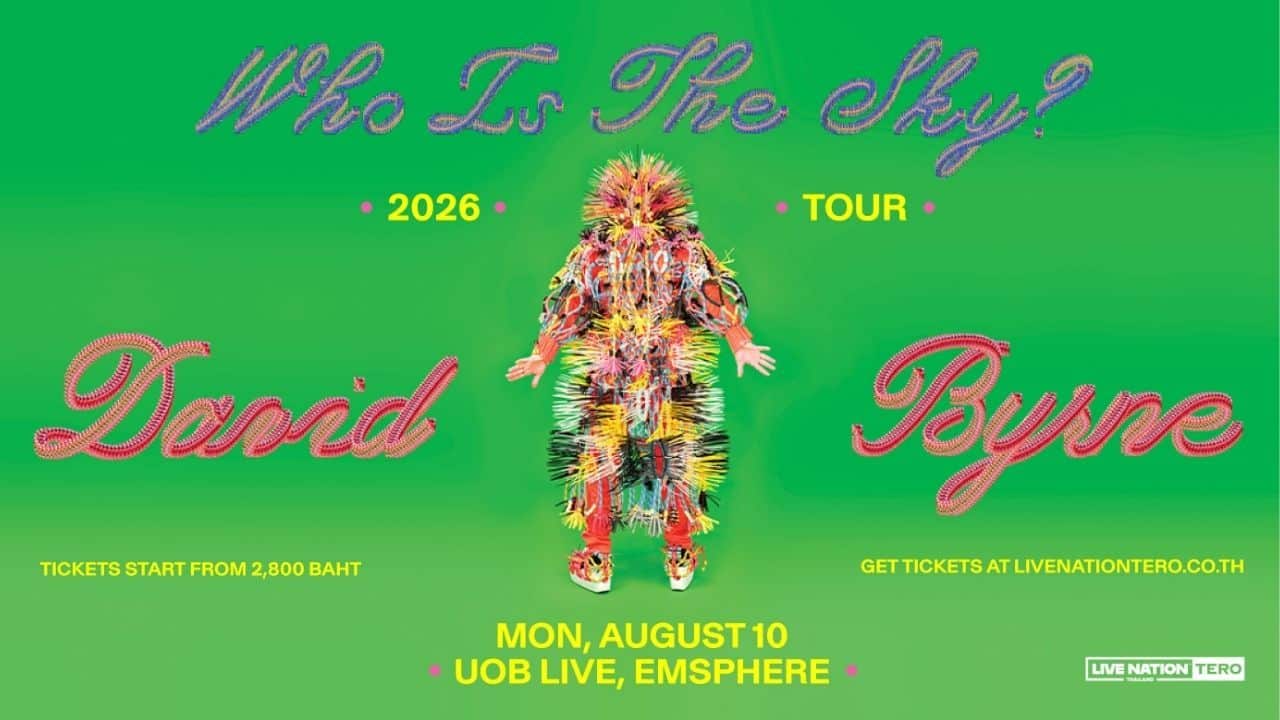 David Byrne si esibirà a Bangkok con il nuovo album Who Is The Sky