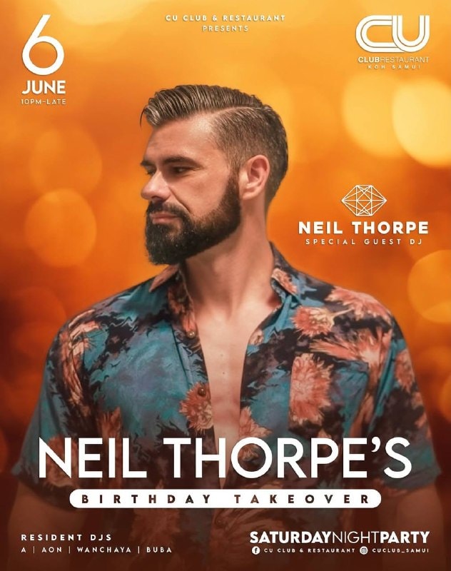 La fête d'anniversaire de Neil Thorpe illumine le CU Club en juin