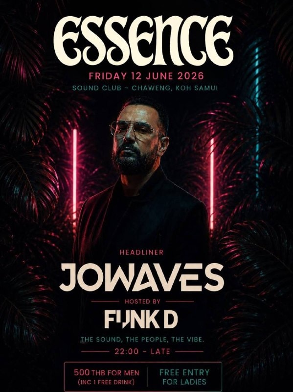 Vivez une nuit premium avec ESSENCE et JoWaves au Sound Club