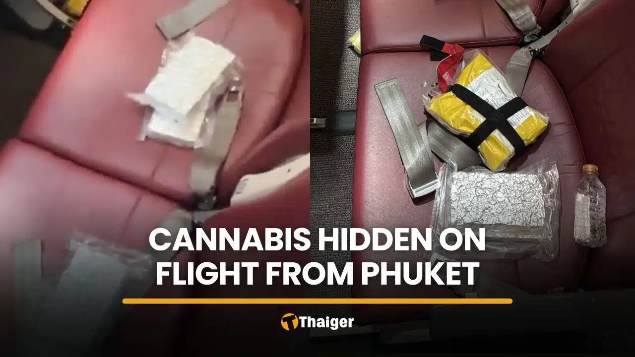 Cannabis oculto en vuelo desde Phuket incautado en aeropuerto indio