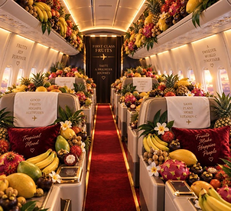 Thailand Permits Free Transport of 10kg Fresh Fruits at Select Airports