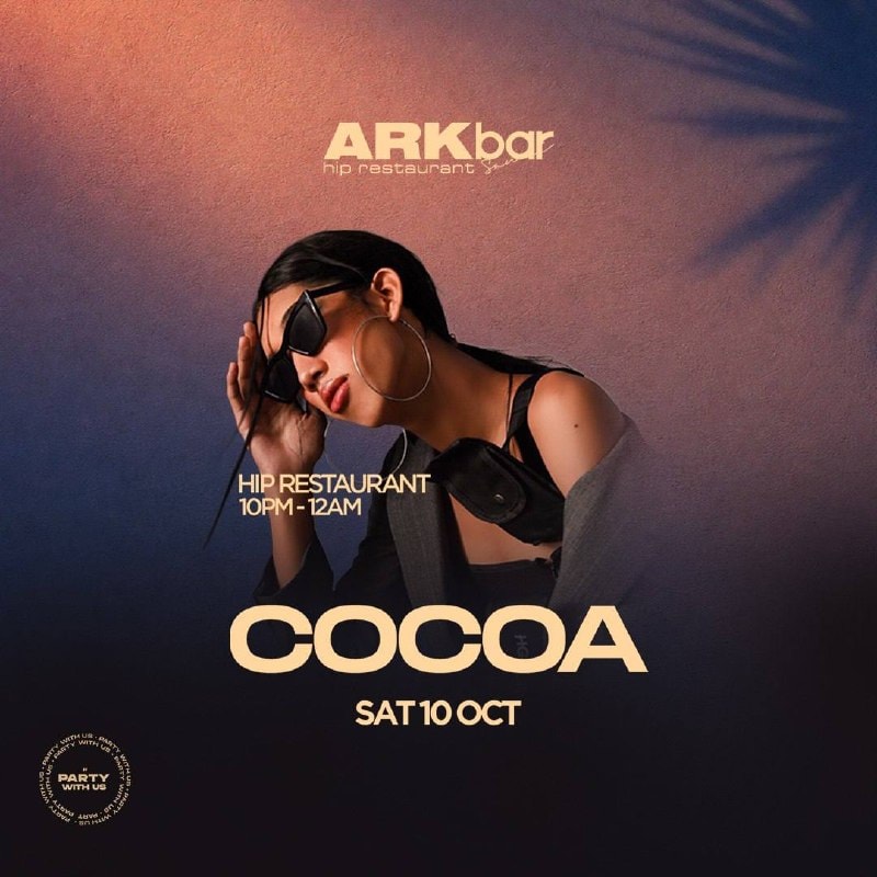 Вечеринка в COCOACOCOAARKbar Beach Club 10 октября