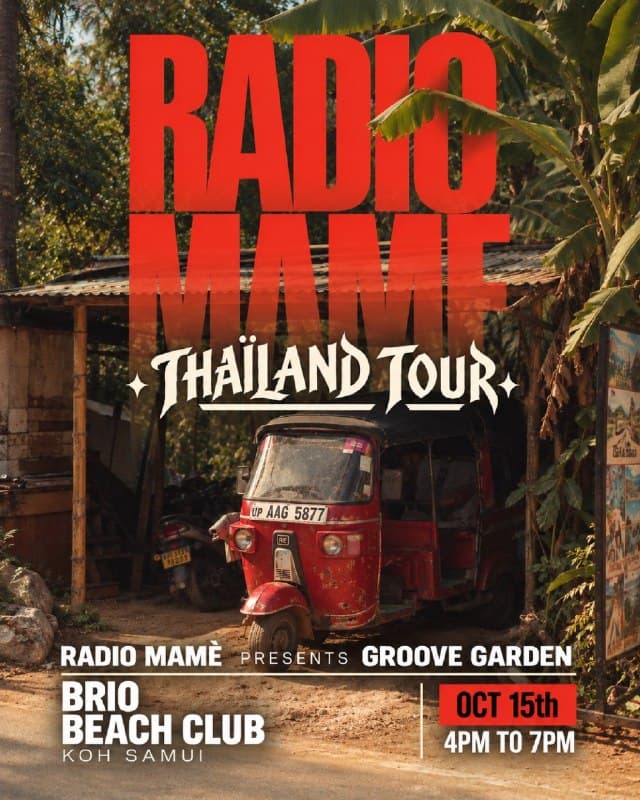 Radio Mamè จัด Groove Garden ที่ Brio Beach Club